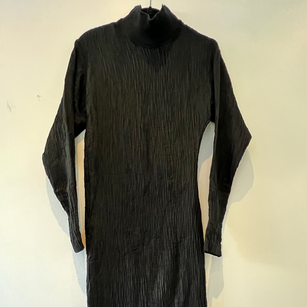Vintage Issey Miyake Mock Turtleneck Dress